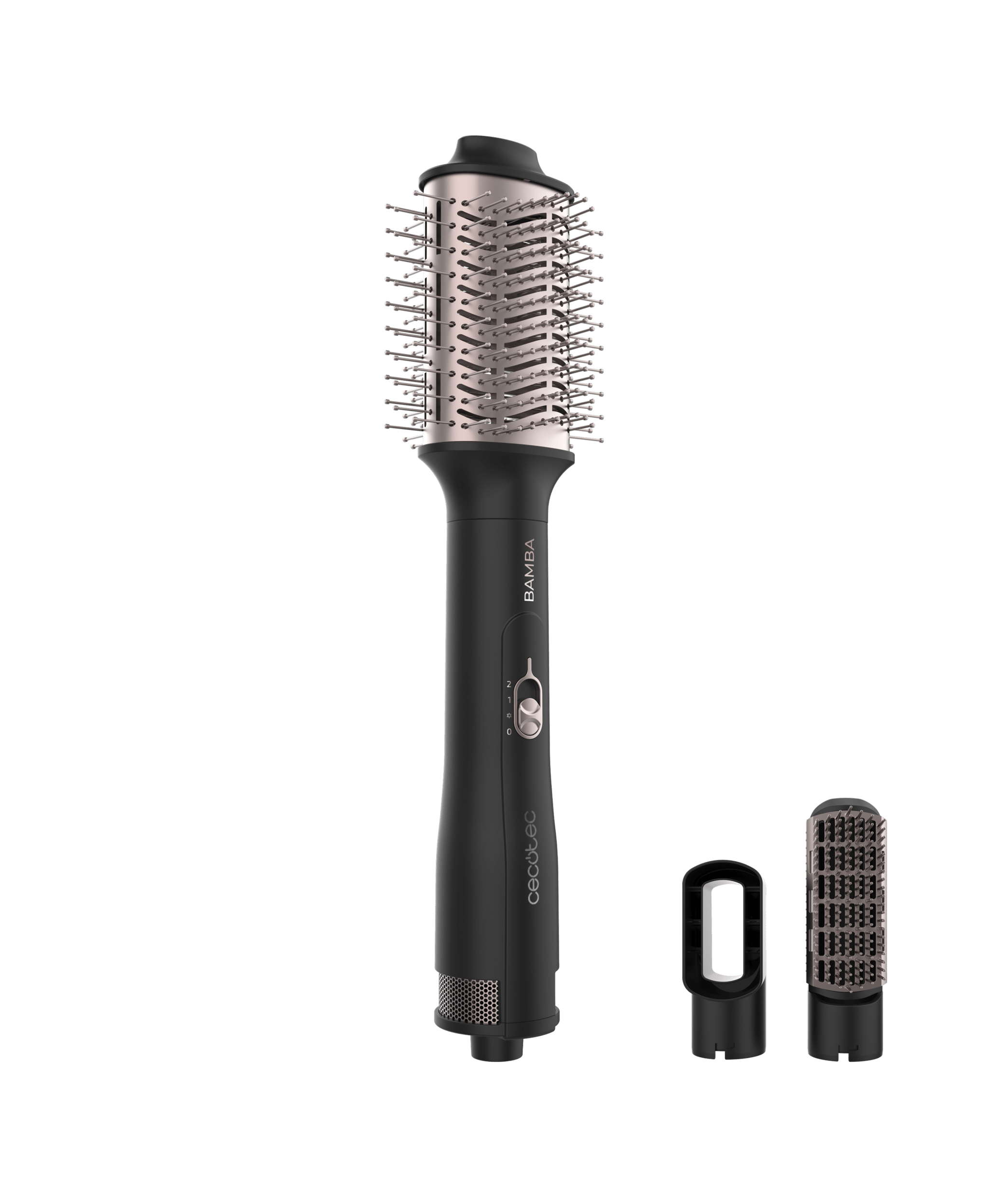 Cepillo de aire Cecotec Bamba CeramicCare 3in1 Styler con cabezales intercambiables