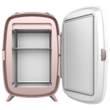 Bamba CoolingBeauty 6000 Mirror Nevera de cosméticos de 6 litros, con espejo y luz led