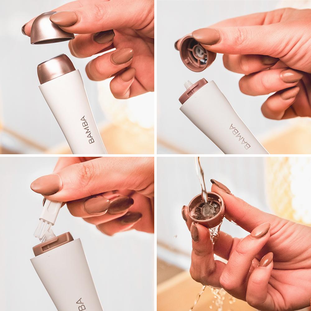 Limpieza del cabezal de la Cecotec Bamba FaceCare Smooth