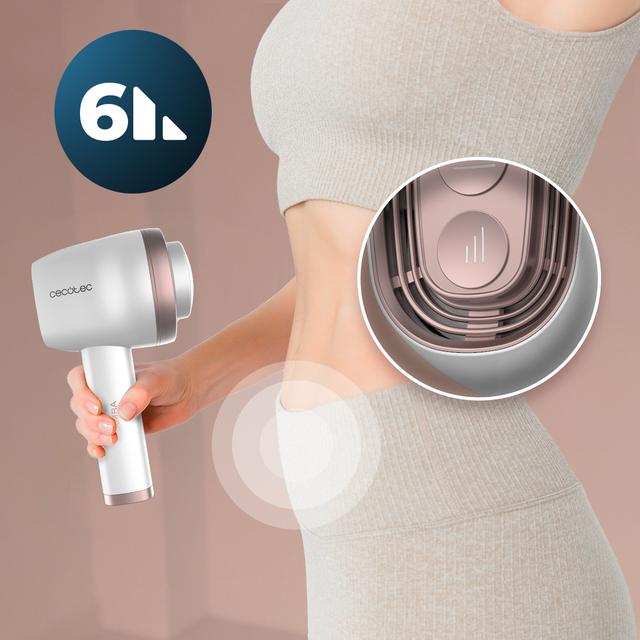 Bamba SkinCare Silhouette Anti-Cellulite-Körpermassagegerät mit 8 Köpfen, 5 Modi und 6 Intensitätsstufen