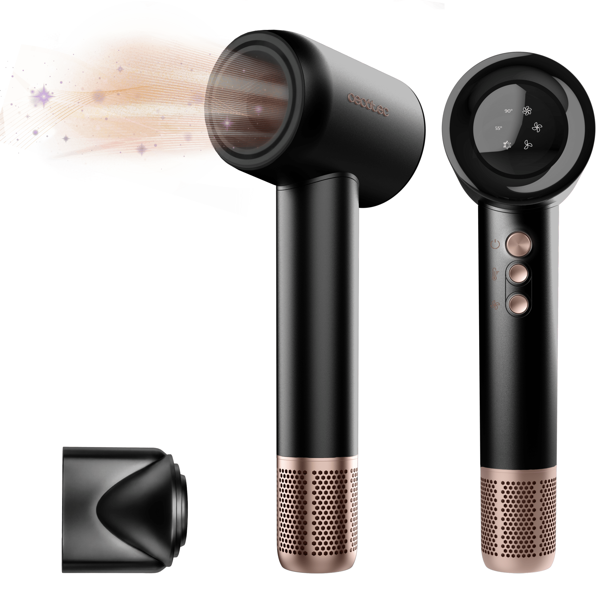 Secador de pelo Cecotec Bamba IoniCare RockStar Nano IonTech 04454 con boquilla concentradora