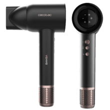 Bamba IoniCare RockStar Nano IonTech Secador de cabelo com nano iões, 110.000 rpm, ecrã, controlo inteligente do calor, 3 temperaturas, 3 velocidades e função de memória.