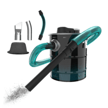 Conga Ash 4000 Home Aspirador de cenizas y de pellets Conga  Ash 4000 Home con una capacidad de 20 L y potencia de 1200 W