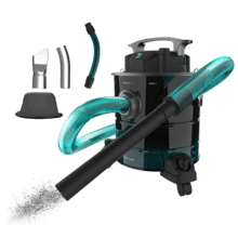 Conga Ash 5000 Free Aspirador de cenizas y de pellets Conga Ash 5000 Free  de 20L,  1200 W de potencia y sencillo transporte gracias a sus ruedas y su asa de transporte