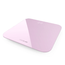 Surface Precision 9350 Healthy Rose Digitale Badezimmerwaage. USB-Aufladung, unsichtbare LED-Anzeige, 300 x 300 mm, 4 Messsensoren, bis zu 180 kg