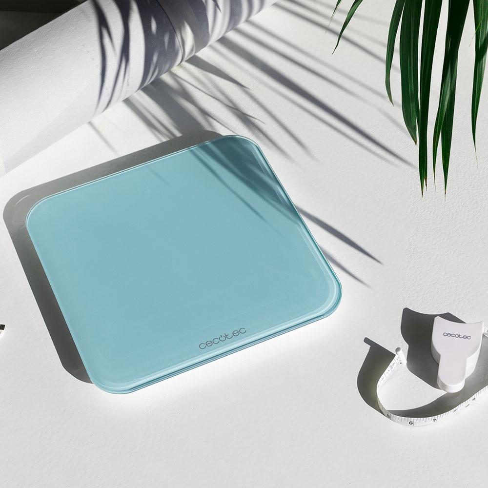 Báscula de Baño Digital Surface Precision 9350 Healthy Sky. Carga USB, Pantalla LED Invisible, 300 x 300 mm, 4 Sensores de medición, Hasta 180 Kg
