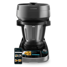 Mambo CooKing Victory Robot de cocina multifunción con dispensador de alimentos. 1700 W, 45 Funciones, Miles de Recetas Guiadas, Jarra Victory de 4,5L, Accesorios: Vaporera o Cesto para Hervir