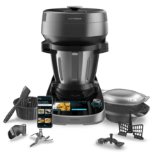 Mambo CooKing Victory Robot de cocina multifunción con dispensador de alimentos. 1700 W, 45 Funciones, Miles de Recetas Guiadas, Jarra Victory de 4,5L, Accesorios: Vaporera o Cesto para Hervir