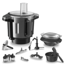 Mambo CooKing Unique Robot de cocina multifunción con dispensador de alimentos.