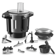 Mambo CooKing Unique Robot de cuisine multifonctions avec distributeur d'aliments.