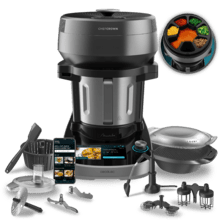 Mambo CooKing Unique Robot de cuisine multifonctions avec distributeur d'aliments.