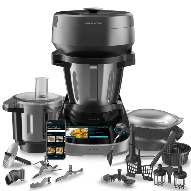 CECOTEC Mambo CooKing Total Gourmet con todos sus accesorios
