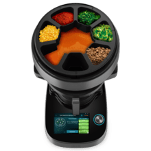 Mambo CooKing Total Gourmet Robot de cuisine multifonctions avec distributeur d'aliments.