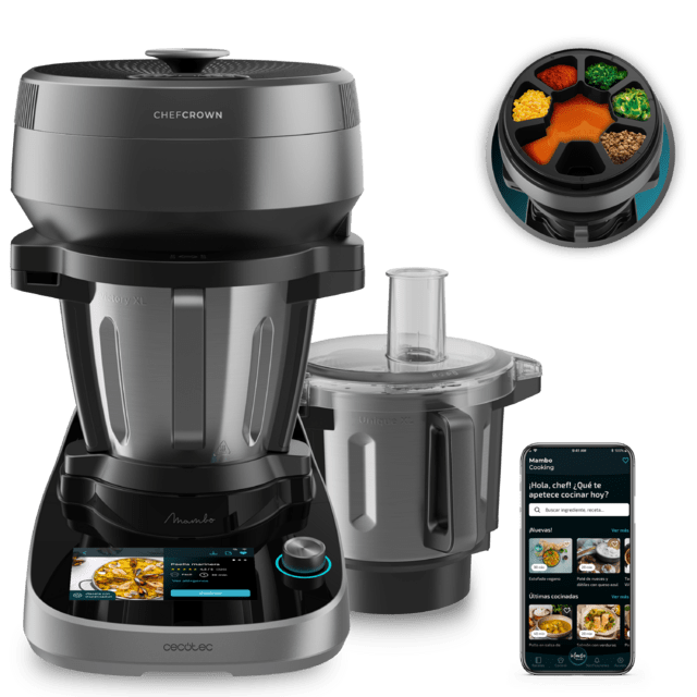 Robot CECOTEC Mambo CooKing Total Gourmet con aplicación y ChefCrown