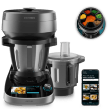 Mambo CooKing Total Gourmet Robot de cuisine multifonctions avec distributeur d'aliments.