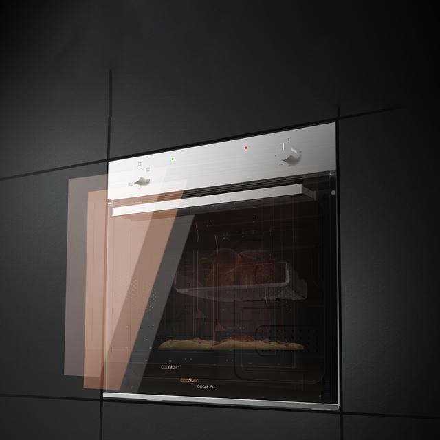 Bolero Hexa C126001 Line A Horno Integrable Convencional C126001 Line de 77L de capacidad, 5 funciones, Convencional, Steam Assist, Steam EasyClean, Clase A, 2800W.