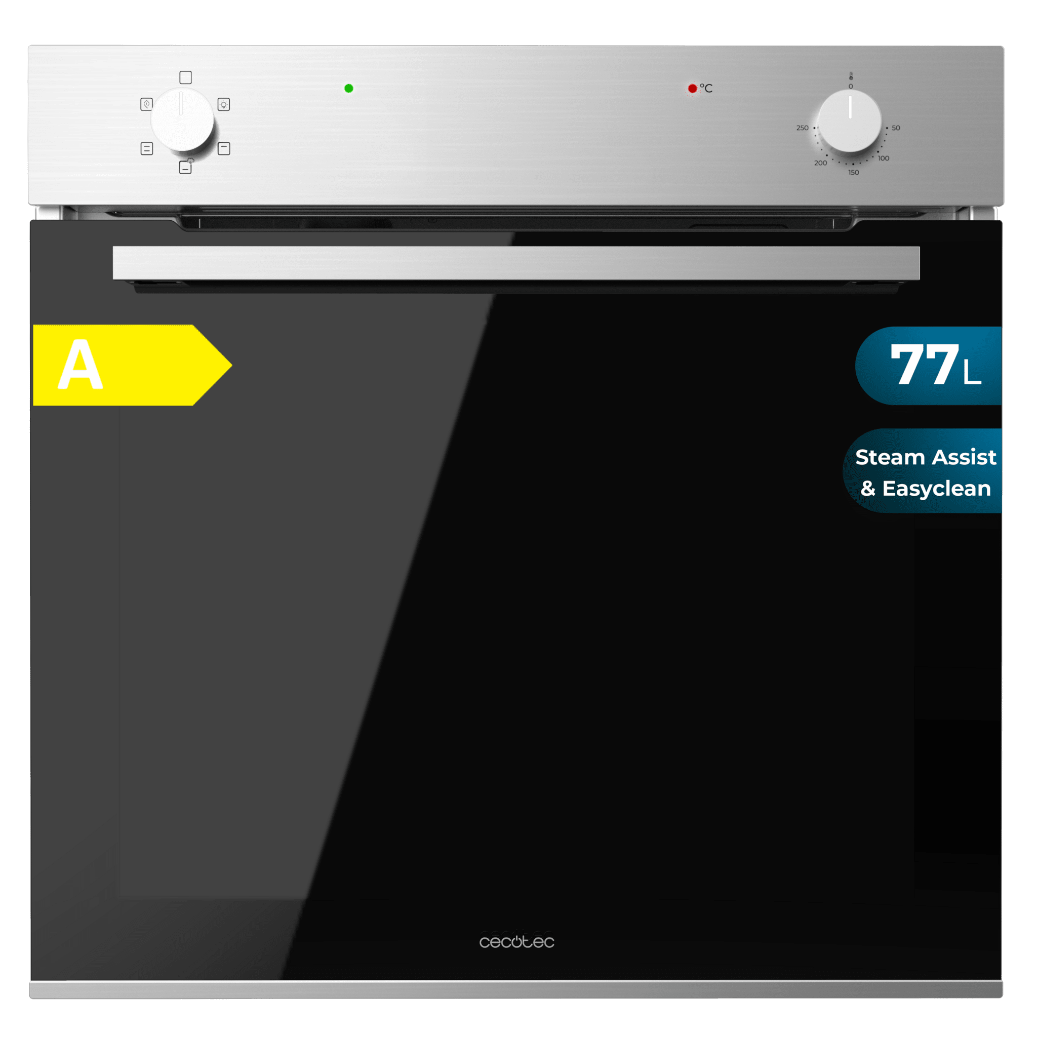 Bolero Hexa C126001 Line A Forno convencional de encastre C126001 Line, 77 L de capacidade, 5 funções, Convencional, Steam Assist, Steam EasyClean, Classe A, 2800 W.