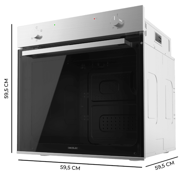 Bolero Hexa C126400 Line A Horno Integrable Convencional C126400 Line de 80L de capacidad, 5 funciones, Convencional, Steam Assist, Steam EasyClean, Clase A, 2800W.