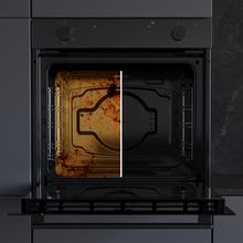 Bolero Hexa C126400 Glass Black A Four conventionnel encastrable C126400 Glass Black, avec une capacité de 80 L, 5 fonctions, mode Conventionnel, Steam Assist, Steam EasyClean, classe A, 2800 W.