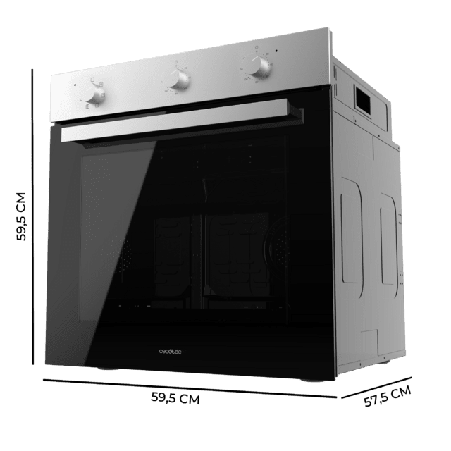 Bolero Hexa M236000 Inox Time A Horno Integrable Multifunción de 70L de capacidad, 6 funciones, Timer,  Clase A, 2800W, Steam Base XXL, Steam Assist, Steam EasyClean, Cooling Fan,  Modo Defrost, Modo Eco, Modo Convección, Puerta Triple Glass.