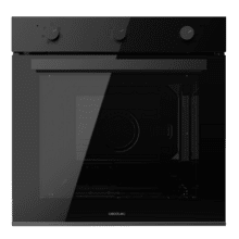 Bolero Hexa M236000 Dark Inox Time A Four intégré multifonction M236000 Dark Inox Time d'une capacité de 70 L, 6 fonctions, Minuterie, Classe A, 2800 W, Base vapeur XXL, Assistance vapeur, Steam EasyClean, Ventilateur de refroidissement, Mode dégivrage, Mode Eco, Mode convection, Porte triple vitrée.