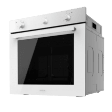 Bolero Hexa M236000 Glass White Time A Horno Integrable Multifunción M236000 Glass White Time de 70L de capacidad, 6 funciones, Timer,  Clase A, 2800W, Steam Base XXL, Steam Assist, Steam EasyClean, Cooling Fan, Modo Defrost, Modo Eco, Modo Convección, Puerta Triple Glass.