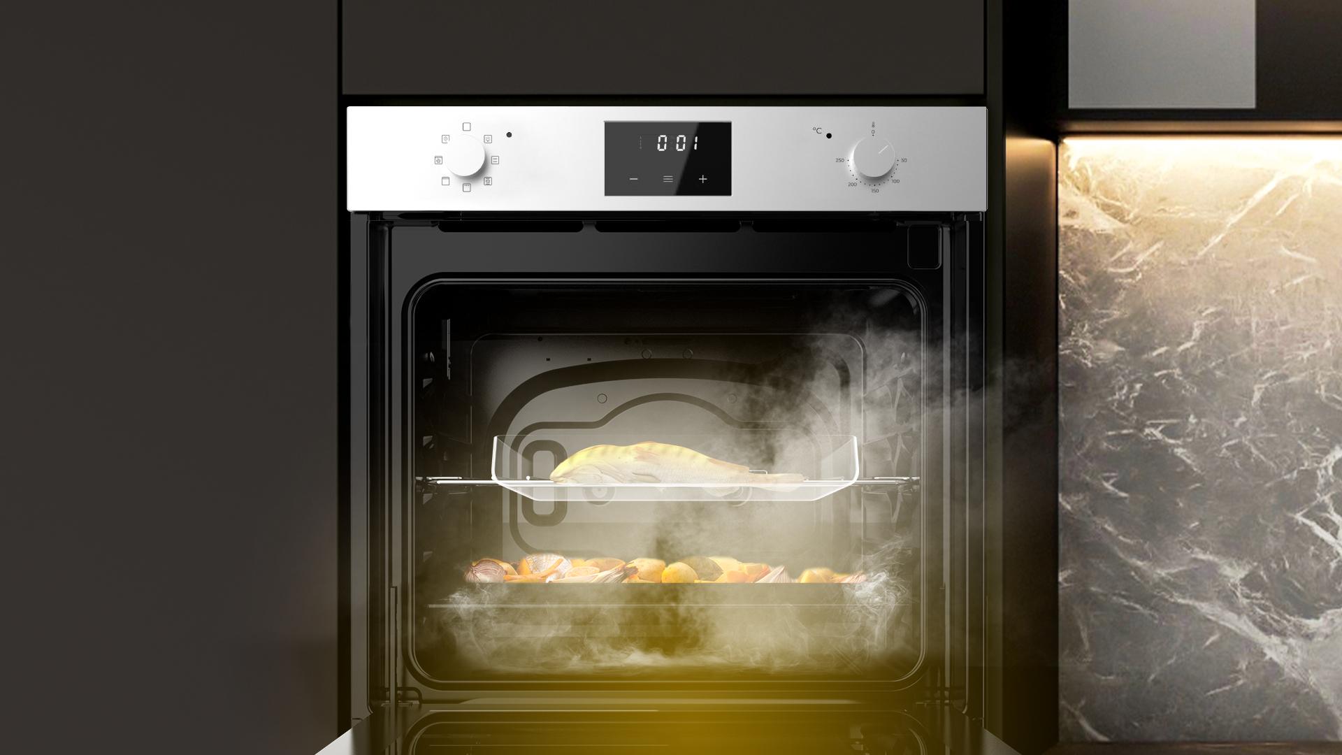 Cocina asistida con vapor