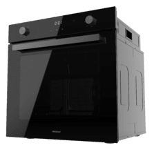 Bolero Hexa M226001 Glass Black A Horno Integrable Multifunción M226001 Glass Black de 70L de capacidad, 7 funciones, Display, Clase A, 2800W, Steam Base XXL, Steam Assist, Steam EasyClean, Cooling Fan, Modo Eco, Modo Convección, Modo Grill, Puerta Triple Glass, Luz Interior.