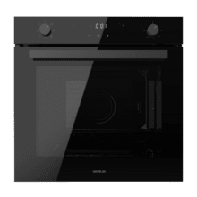 Bolero Hexa M226001 Glass Black A Horno Integrable Multifunción M226001 Glass Black de 70L de capacidad, 7 funciones, Display, Clase A, 2800W, Steam Base XXL, Steam Assist, Steam EasyClean, Cooling Fan, Modo Eco, Modo Convección, Modo Grill, Puerta Triple Glass, Luz Interior.