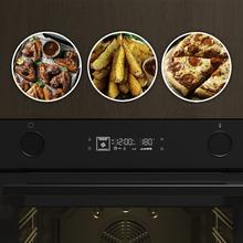 Bolero Hexa AF326000 Glass Black A Forno a incasso Multifunzione Airfryer AF326000 Glass Black da 73L di capacità, 12 funzioni, Classe A, 3250W, Steam Base XXL, Steam Assist, Steam EasyClean, Pizza Master, Airfryer Master, Ventola di raffreddamento, Modalità Eco.