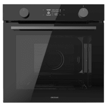 Bolero Hexa P526000 Glass Black A Horno Integrable Pirolítico P526000 Glass Black de 73L de capacidad, 9 funciones, Display, Clase A, 2800W, Pirólisis, Cooling Fan, Modo Defrost, Modo Convección, Modo Eco.