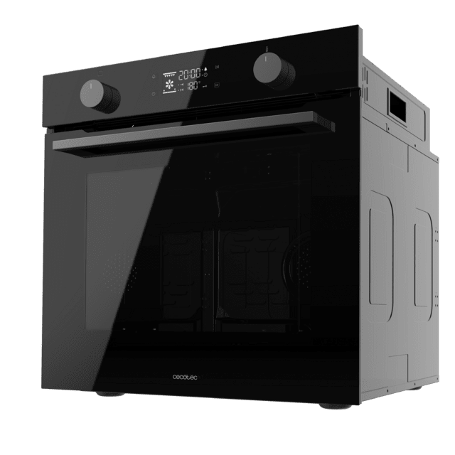 Bolero Hexa P526000 Glass Black A Horno Integrable Pirolítico P526000 Glass Black de 73L de capacidad, 9 funciones, Display, Clase A, 2800W, Pirólisis, Cooling Fan, Modo Defrost, Modo Convección, Modo Eco.