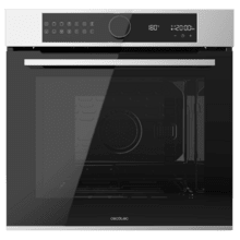 Bolero Hexa P516000 Line A Horno Integrable Pirolítico P516000 Line de 73L de capacidad, 14 funciones, Dual Display, Clase A, 3250W, Pirólisis, Pizza Master, Airfryer Master,Cooling Fan, Precalentamiento rápido, Modo Defrost, Modo Convección, Modo Eco, Guías telescópicas.