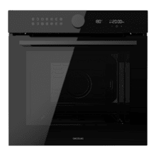 Bolero Hexa P516000 Glass Black A Horno Integrable Pirolítico P516000 Glass Black de 73L de capacidad, 14 funciones, Dual Display, Clase A, 3250W, Pirólisis, Pizza Master, Airfryer Master, Cooling Fan, Precalentamiento rápido, Modo Defrost, Modo Convección, Modo Eco, Guías telescópicas.