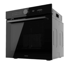 Bolero Hexa P516000 Glass Black A Horno Integrable Pirolítico P516000 Glass Black de 73L de capacidad, 14 funciones, Dual Display, Clase A, 3250W, Pirólisis, Pizza Master, Airfryer Master, Cooling Fan, Precalentamiento rápido, Modo Defrost, Modo Convección, Modo Eco, Guías telescópicas.