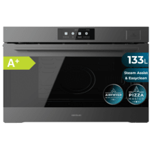 Bolero Hexa S609000 Matt TFT A+ Horno integrable a Vapor Matt de 133L de capacidad, 11 funciones con Steam Master, Steam Asisst, Steam EasyClean, Airfryer Master, Pizza Master, 3D Cooking, Display TFT, Clase A++.