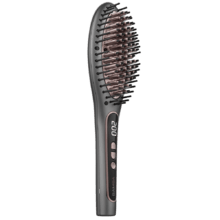 Bamba InstantCare Smooth Brush. Cepillo Alisador Eléctrico Iónico con Revestimiento de Cerámica y extracto de Aguacate, Temperatura hasta 220ºC, 9 Ajustes, Pantalla Digital