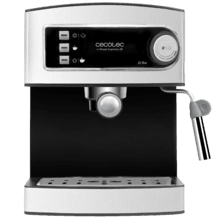 Cafetera Express Cecotec Power Espresso 20 Profesional, Presión 20 Bares,  Manómetro, Doble Salida, Cafetera Expreso. 850 W. Capacidad 1,5 Litros.  Acero inoxidable. Vaporizador, Clase A - AliExpress