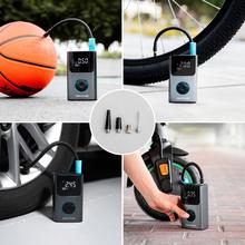 Air Max Pompa elettrica per auto, moto, biciclette, monopattini e palloni. Con batteria da 7,4 V e capacità di 2000 mAh x 2.