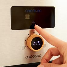 Tostapane verticale Touch&Toast Extra Double in acciaio con doppia fessura lunga, touch screen e 1500 W di potenza.