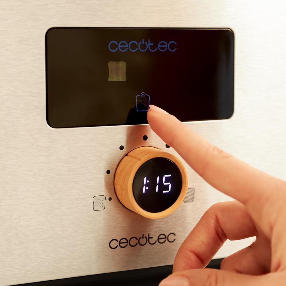 Uso del tostador vertical Cecotec Touch&Toast Extra