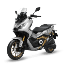 Cecotec Vulcano (Titanio/Dorado) Con una potencia máxima de 17000W y hasta 151Km de autonomía. Disponible en dos colores, combina: Estilo, potencia y tecnología.L3eB (Equivalente a 125cc)