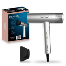 Cecotec Secador Pelo Bamba ionicare 5450 Power&Go pro ice 2400w  negro+difusor