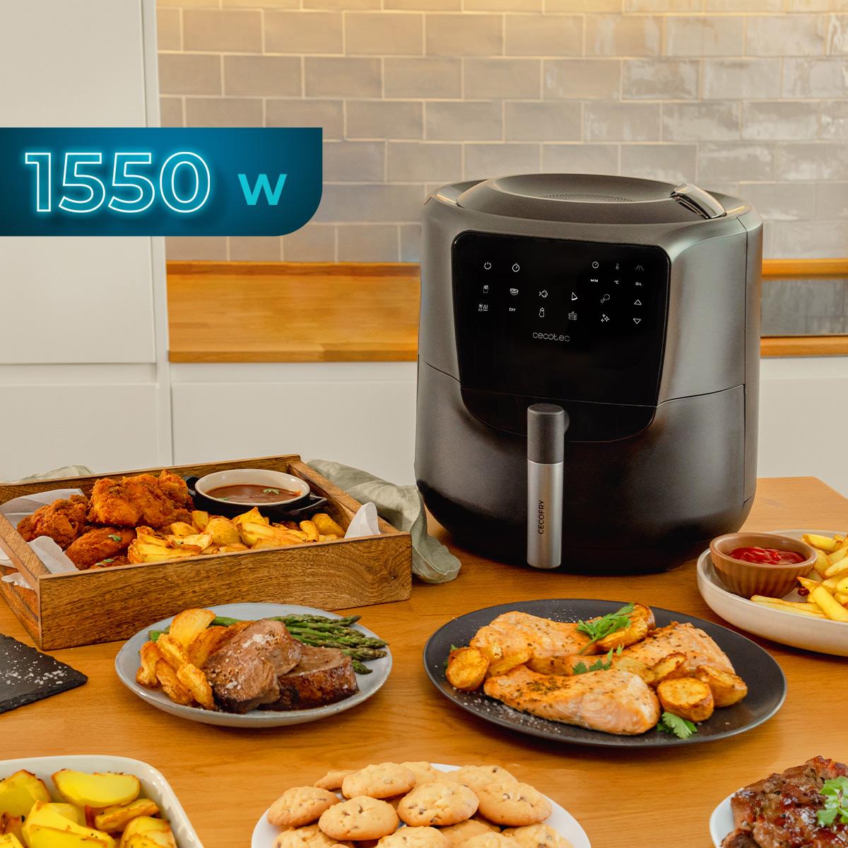 Cecotec Friteuse à air sans huile de 6 L avec fenêtre Air Fryer Cecofry