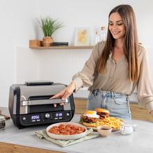 Cecofry FireDome 8000 Pro 1700 W Grill-Luftfritteuse, doppelter Widerstand, 12 Kochmodi und 4 Grillstufen.