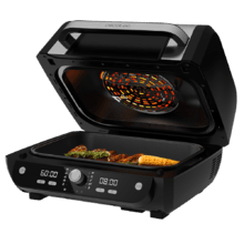 Cecofry FireDome 8000 Pro Freidora de aire grill de 1700W, doble resistencia, 12 modos de cocción y 4 niveles de grill.