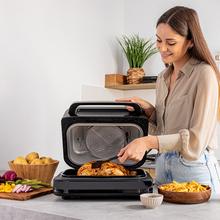 Cecofry FireDome 6000 ‌Fritadeira de ar quente com 2400 W, 6 modos de cozedura e 4 níveis de grill.