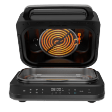 Friteuse à air grill Cecofry FireDome 6000 2400 W, 6 modes de cuisson et 4 niveaux de grill.