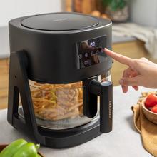 Cecofry Flip&Grill 4500 Freidora de aire reversible 3 en 1 de 1500 W y 6 menús predeterminados.