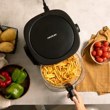 Friggitrice ad aria reversibile 3 in 1 Cecofry Flip&Grill 4500 da 1500 W e 6 menu preimpostati.